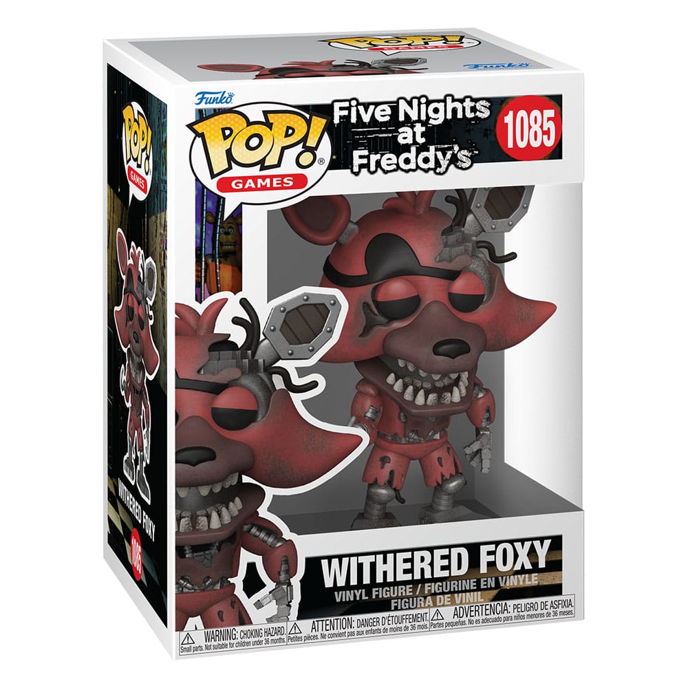 Five Nights at Freddy's POP! Vinyl Figure Withered Foxy 9 cm DS Modellismo Five Nights at Freddy's POP! Withered Foxy