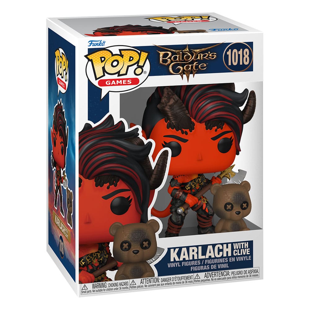 Baldur's Gate POP! & Buddy Vinyl Figure Karlach & Clive 9 cm DS Modellismo Baldur's Gate POP! & Buddy Karlach & Clive
