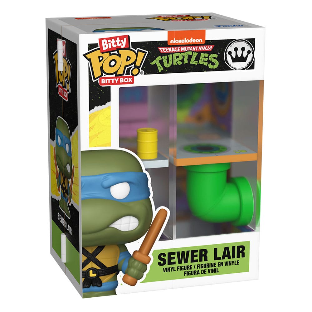 Teenage Mutant Ninja Turtles Bitty POP! Bitty Box Display with 2 Vinyl Figures Sewer Lair DS Modellismo Teenage Mutant Ninja Turtles Bitty POP!