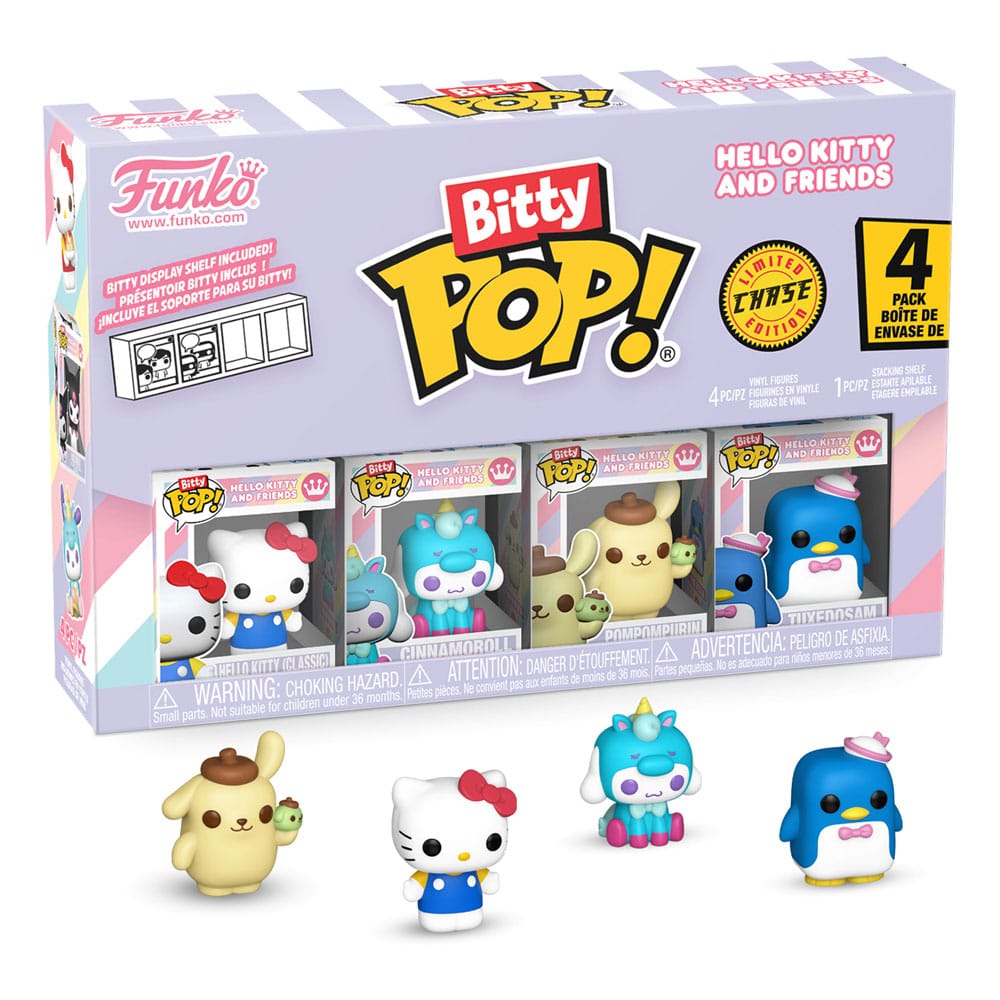 Hello Kitty and Friends Bitty POP! Vinyl Figure 4-Pack Series 1 2 cm DS Modellismo Hello Kitty Friends Bitty POP! 4-Pack 1