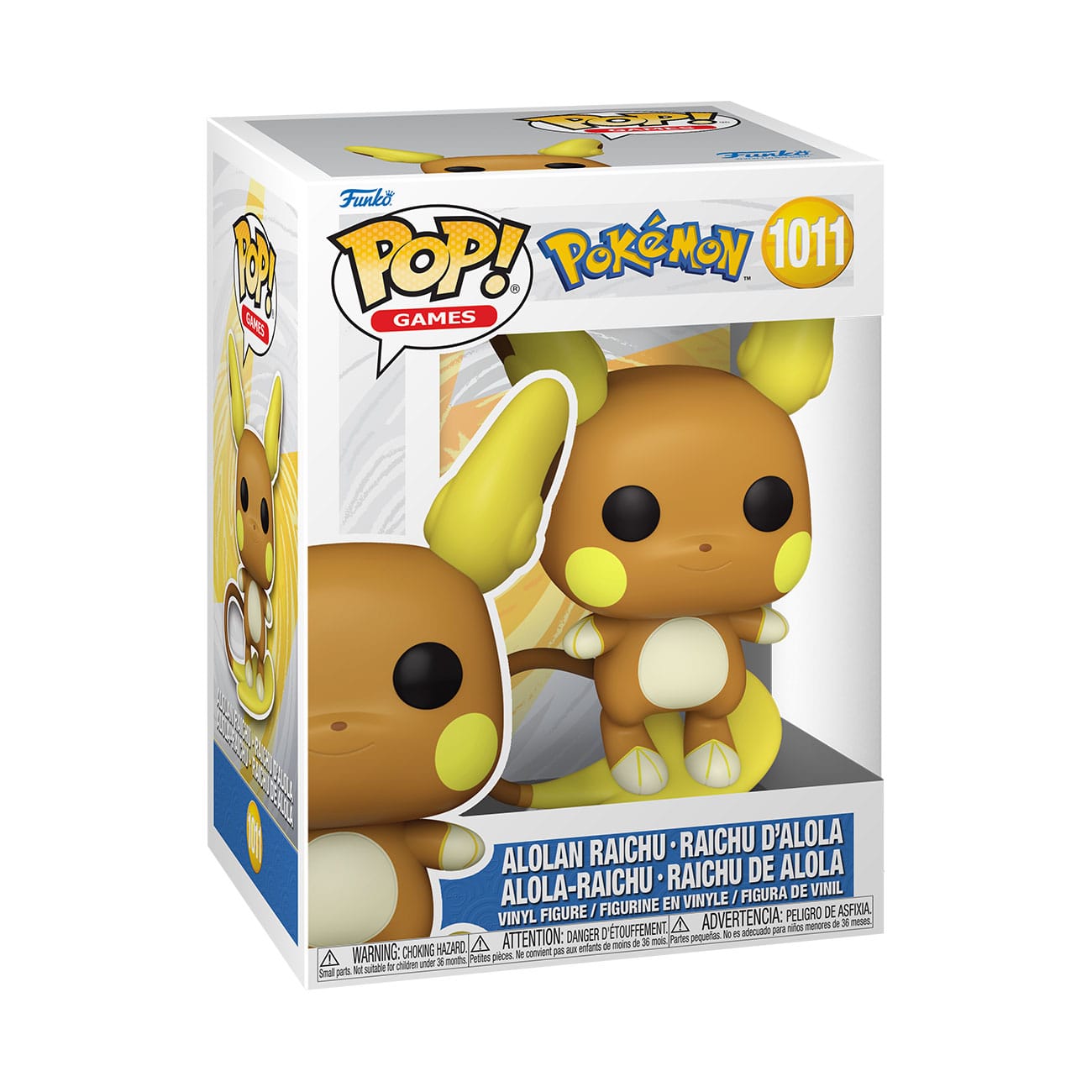 Pokémon POP! Games Vinyl Figure Raichu(Alolan)(EMEA) 9 cm DS Modellismo Pokémon POP! Games Raichu(Alolan)(EMEA)