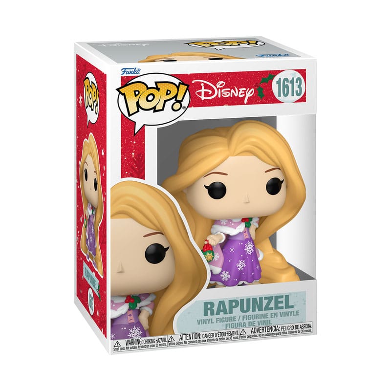 Disney Princess POP! Vinyl Figure Holiday Rapunzel 9 cm DS Modellismo Disney Princess POP! Holiday Rapunzel Funko
