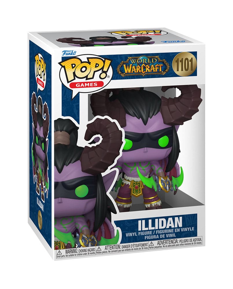 World of Warcraft POP! Games Vinyl Figure Illidan w/CH 9 cm Assortment (6) DS Modellismo World Warcraft POP! Games Illidan w/CH