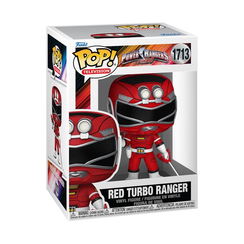 Power Rangers Generations (Tommy) POP! Movies Vinyl Figures Turbo - Red Ranger 9 cm DS Modellismo Power Rangers Generations (Tommy) POP!
