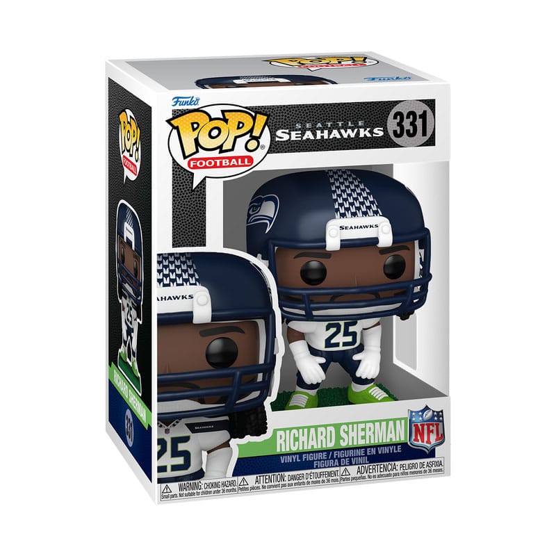 NFL: Legends POP! Sports Vinyl Figure Legends- Richard Sherman(Seahawks) 9 cm DS Modellismo Nfl: Legends POP! Sports Legends- Richard