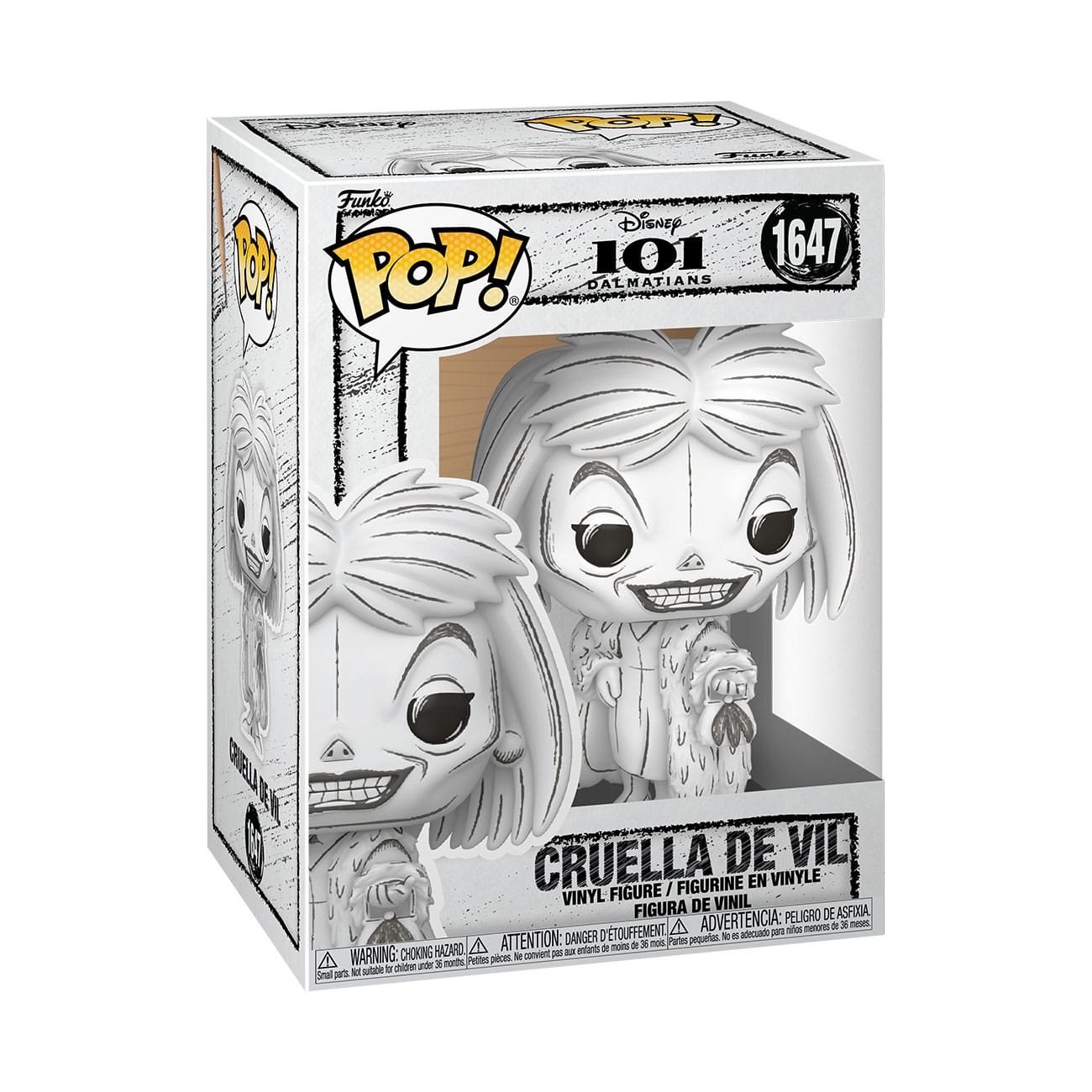 Disney POP! Vinyl Figure Sketched- Cruella De Vil 9 cm DS Modellismo Disney POP! Sketched- Cruella De Vil Funko