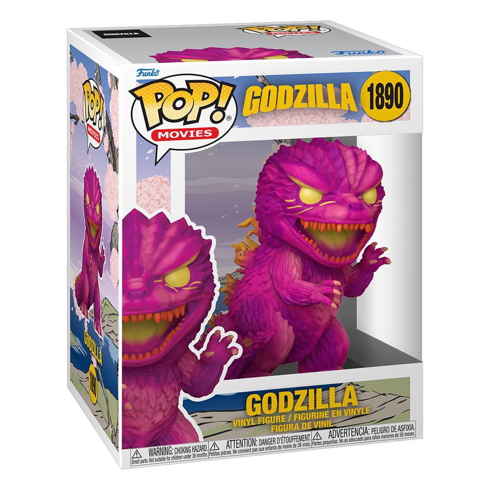 Godzilla Art Series POP! Movies Premium Vinyl Figure Pink Godzilla 9 cm DS Modellismo Godzilla Art POP! Movies Premium Pink