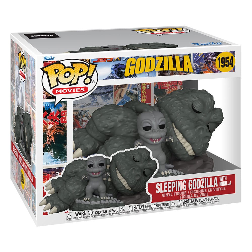Godzilla Super Sized POP! Movies Vinyl Figure Sleeping Godzilla with Minilla 15 cm DS Modellismo Godzilla Super Sized POP! Movies Sleeping