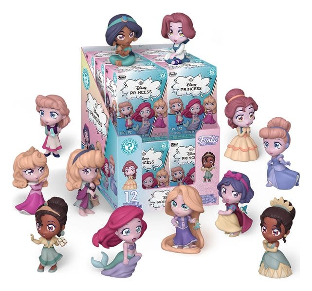 Disney Mystery Mini Figures Princess Manga- 5 cm Display (12) DS Modellismo Disney Mystery Mini Princess Manga- Display