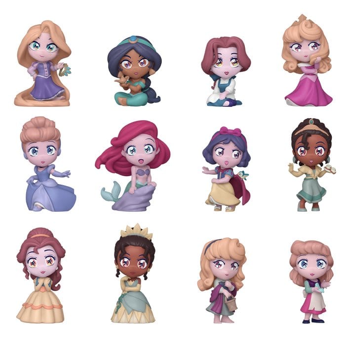Disney Mystery Mini Figures Princess Manga- 5 cm Display (12) DS Modellismo Disney Mystery Mini Princess Manga- Display