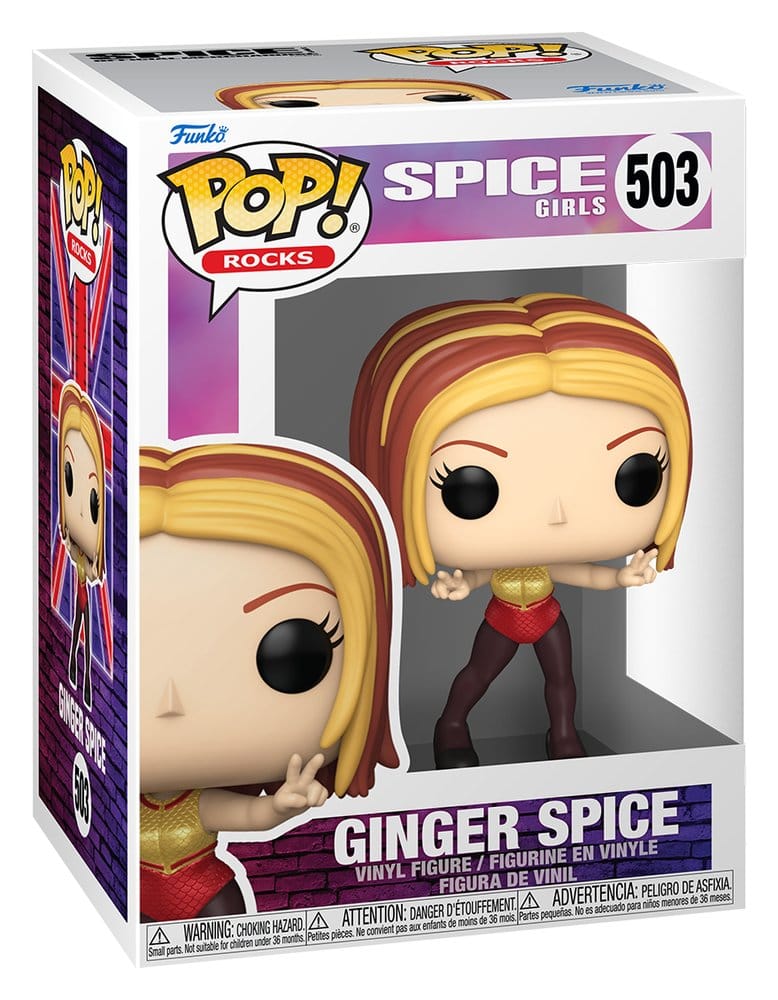 Spice Girls POP! Rocks Vinyl Figure Ginger Spice 9 cm DS Modellismo Spice Girls POP! Rocks Ginger Spice Funko