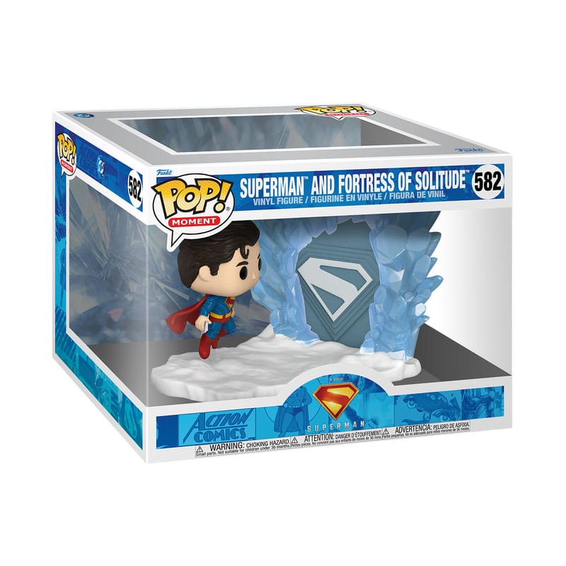Superman (2025) POP Moments Vinyl Figures Superman and Fortress of Solitude 9 cm DS Modellismo Superman (2025) POP Moments Superman