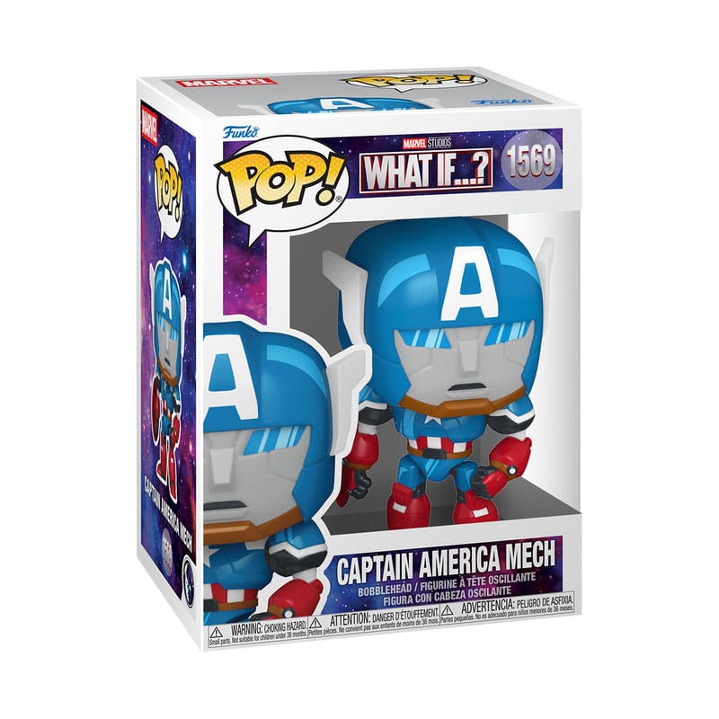 What If...? POP! Vinyl Figure Captain America 9 cm DS Modellismo What If...? POP! Captain America Funko