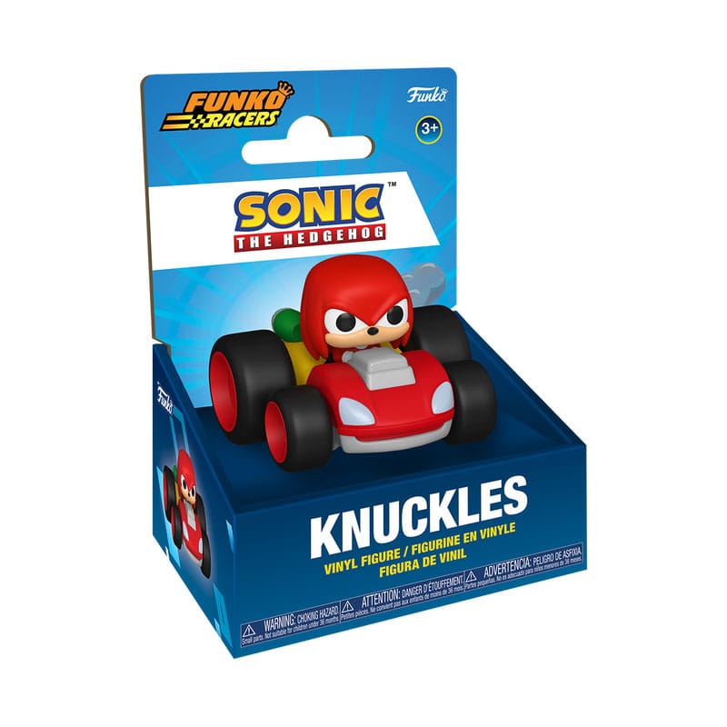 Sonic The Hedgehog Super Racers Diecast Figure Knuckles 5 cm DS Modellismo Sonic Hedgehog Super Racers Diecast Knuckles