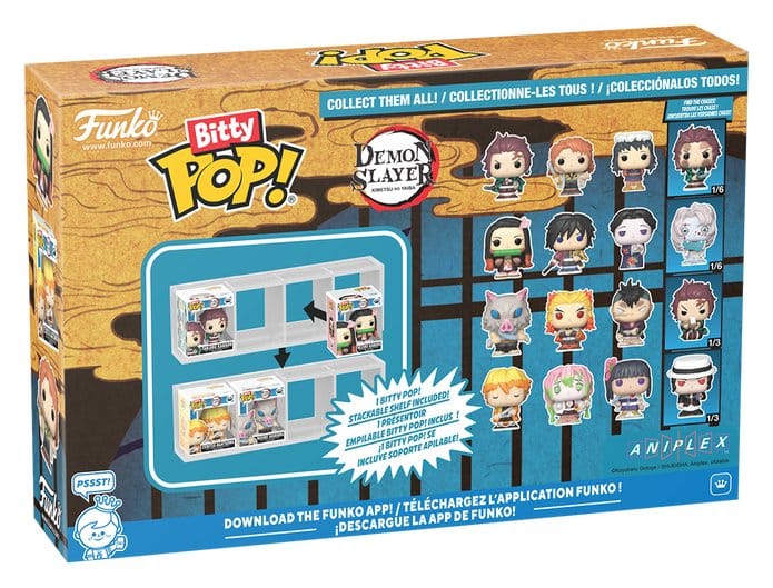 Demon Slayer: Kimetsu no Yaiba Bitty POP! Vinyl Figure 4-Pack Inosuke 2,5 cm DS Modellismo Demon Slayer: Kimetsu no Yaiba Bitty POP!
