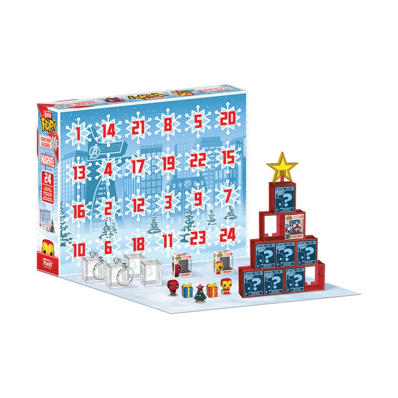 Calendario Marvel Comics Bitty POP! 24 Day Advent Countdown DS Modellismo Calendario Marvel Comics Bitty POP! 24 Day