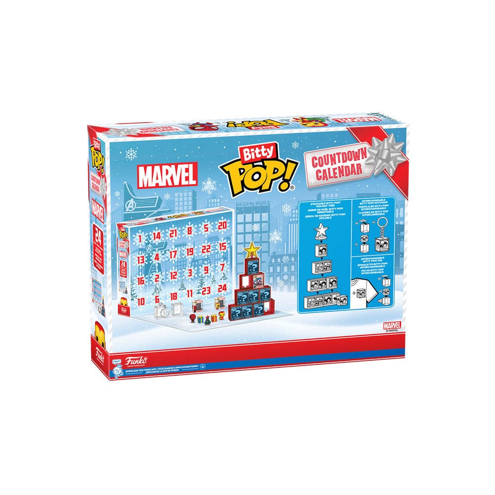 Calendario Marvel Comics Bitty POP! 24 Day Advent Countdown DS Modellismo Calendario Marvel Comics Bitty POP! 24 Day