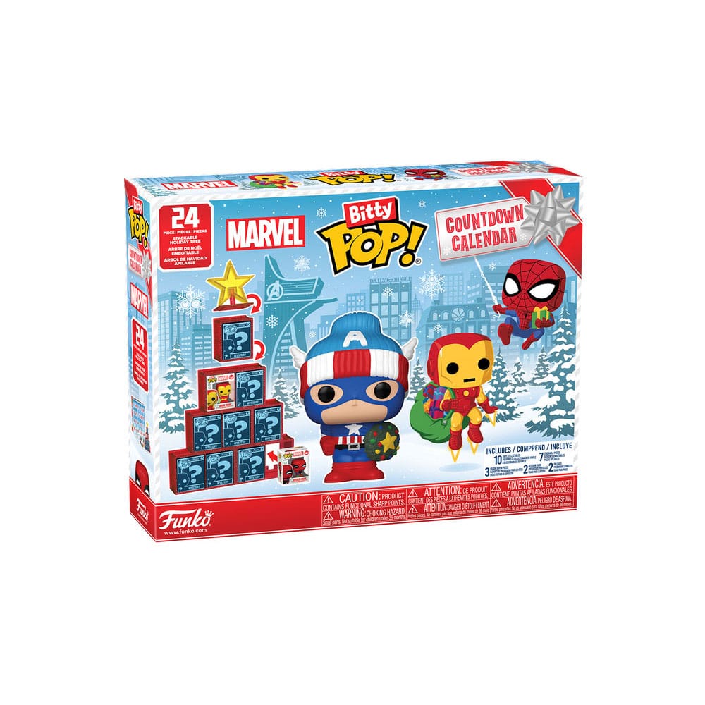Calendario Marvel Comics Bitty POP! 24 Day Advent Countdown DS Modellismo Calendario Marvel Comics Bitty POP! 24 Day
