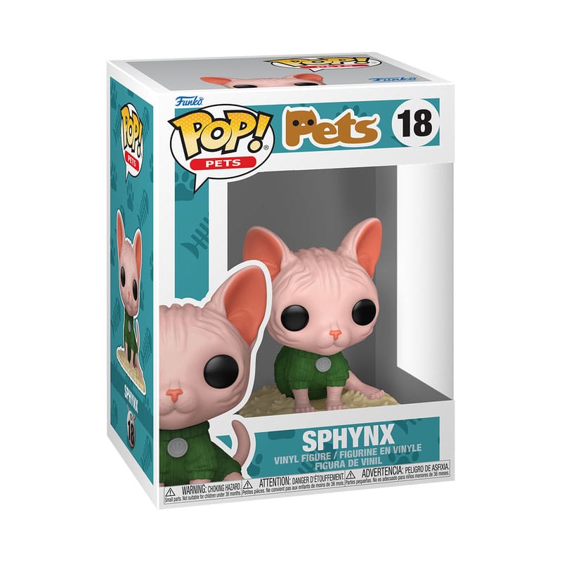 Funko-Legacy POP! Pets Vinyl Figure Sphinx Cat 9 cm DS Modellismo Funko-Legacy POP! Pets Sphinx Cat