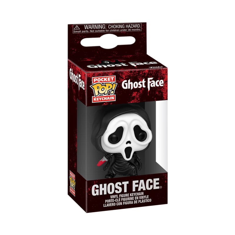 Portachiavi Scream POP! 4 cm Horror Ghostface Display (12) DS Modellismo Portachiavi Scream POP! Horror Ghostface