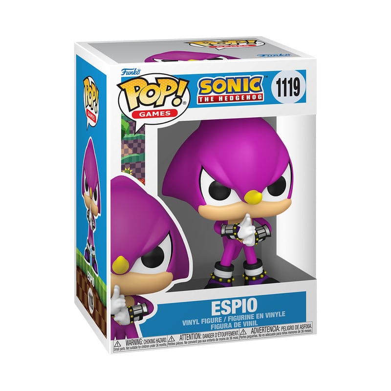 Sonic the Hedgehog POP! Games Vinyl Figure Espio the Chameleon 9 cm DS Modellismo Sonic Hedgehog POP! Games Espio Chameleon