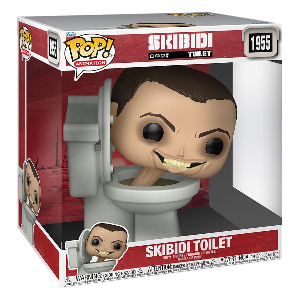 Skibidi Toilet Super Sized Jumbo POP! Vinyl Figure Skibidi Toilet 25 cm DS Modellismo Skibidi Toilet Super Sized Jumbo POP!