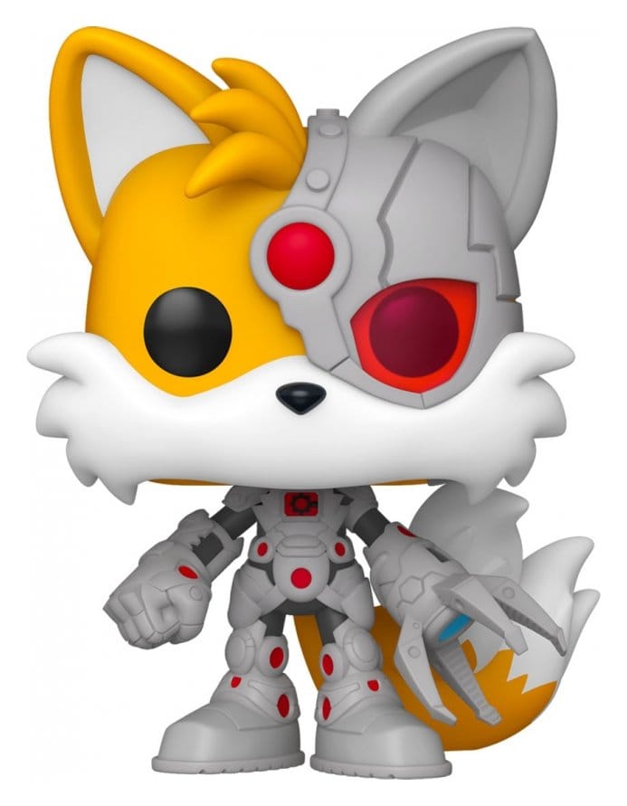 DC x Sonic the Hedgehog POP! Heroes Vinyl Figure Tails as Cyborg 9 cm DS Modellismo Dc x Sonic Hedgehog POP! Heroes Tails as