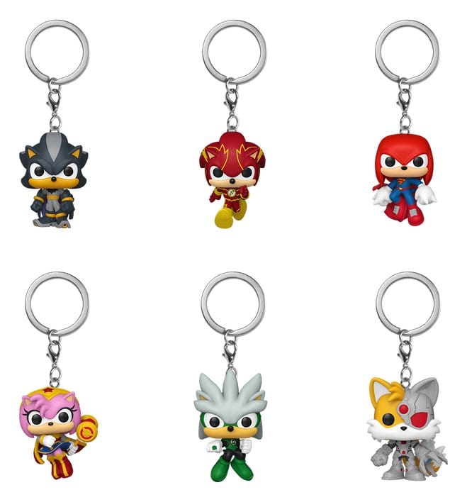 Portachiavi Sonic the Hedgehog POP! 4 cm Display (12) DS Modellismo Portachiavi Sonic Hedgehog POP! Display (12)