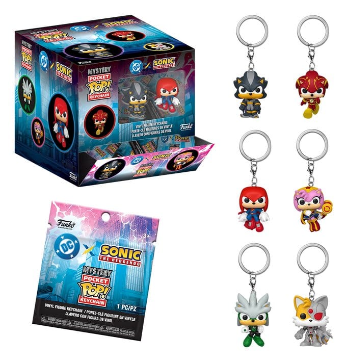 Portachiavi Sonic the Hedgehog POP! 4 cm Display (12) DS Modellismo Portachiavi Sonic Hedgehog POP! Display (12)