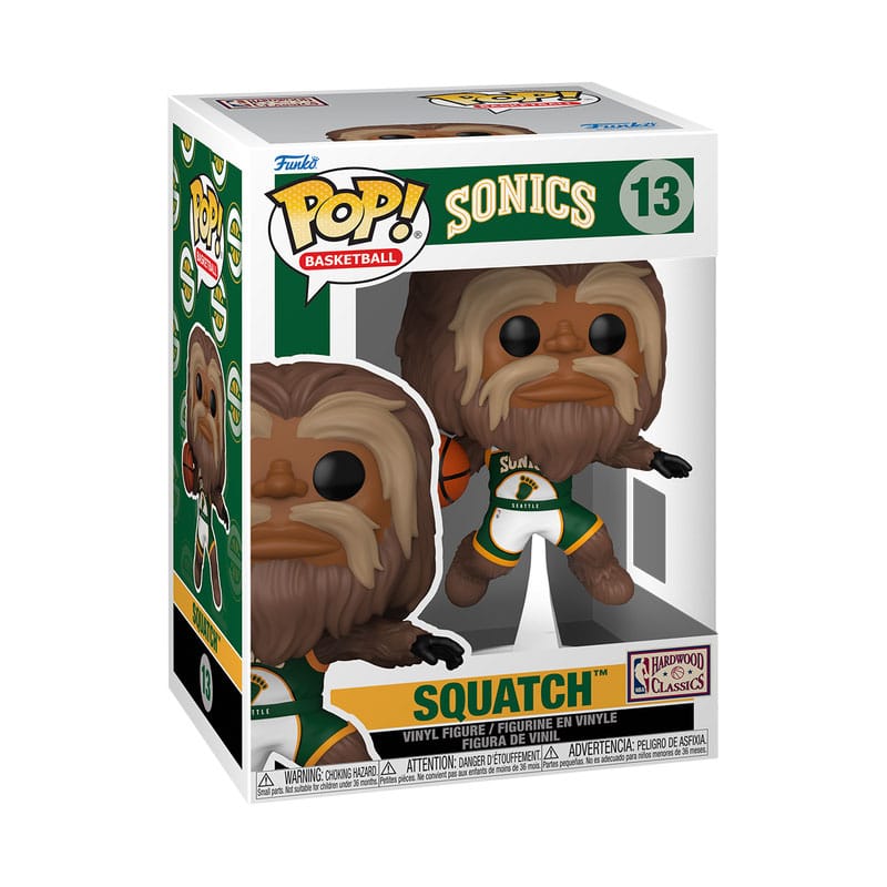 NBA Legends POP! Sports Vinyl Figure Mascots Sonics- Sasquatch 9 cm DS Modellismo Nba Legends POP! Sports Mascots Sonics
