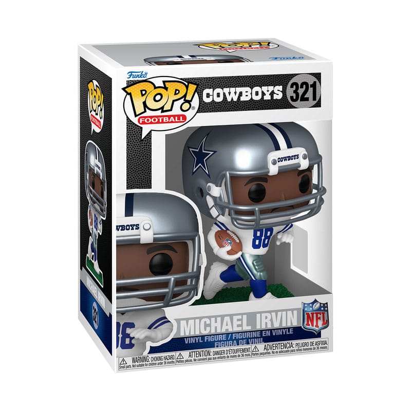 NFL: Legends POP! Sports Vinyl Figure Legends- Michael Irvin(Cowboys) 9 cm DS Modellismo Nfl: Legends POP! Sports Legends- Michael
