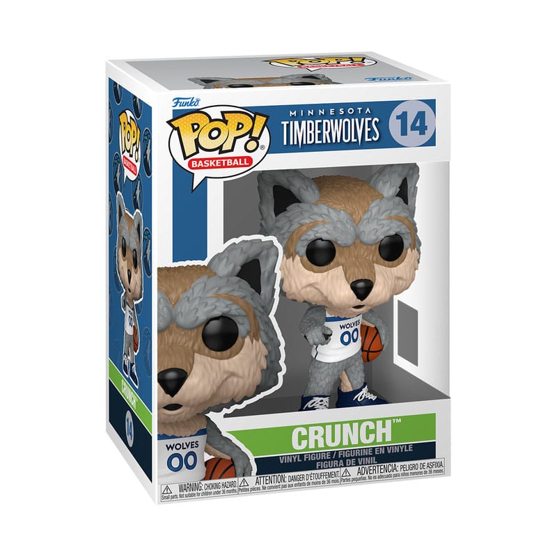 NBA Legends POP! Sports Vinyl Figure Mascots Wolves- Crunch The Wolf 9 cm DS Modellismo Nba Legends POP! Sports Mascots Wolves