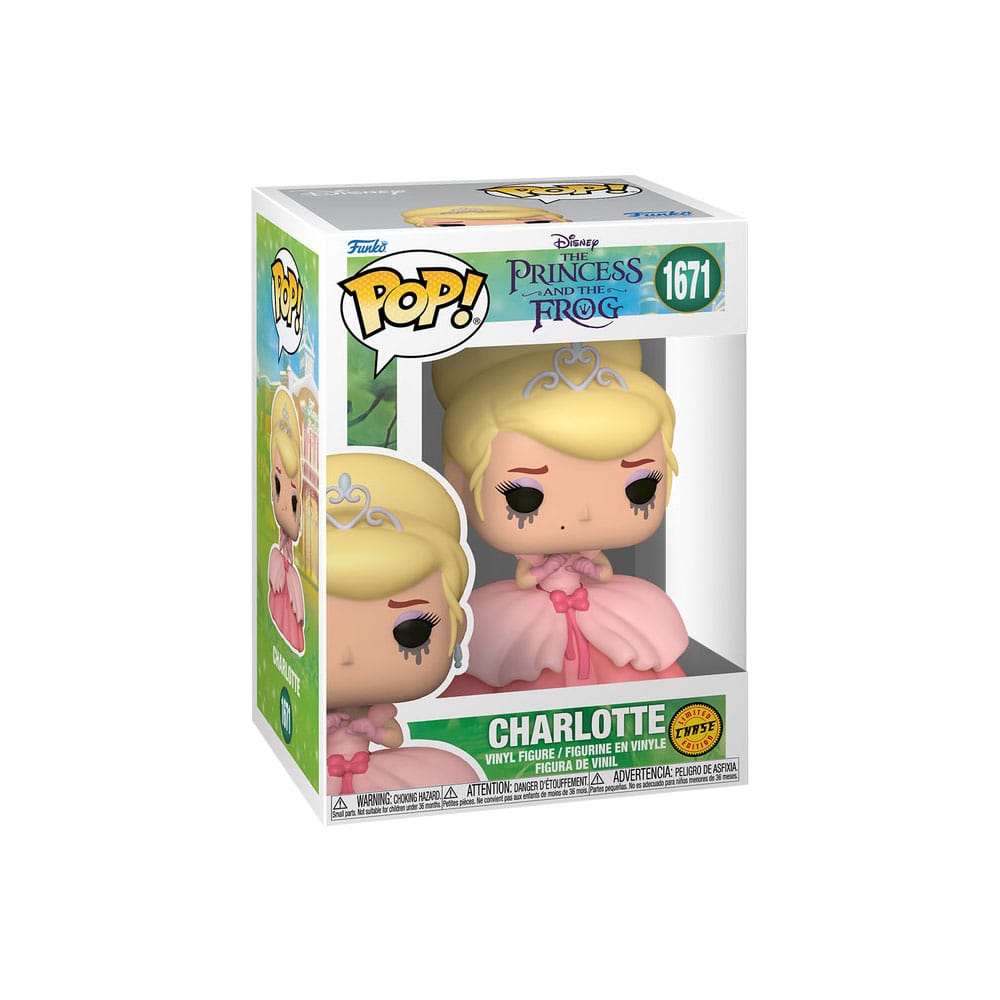 The Princess and the Frog POP! Vinyl Figures Charlotte w/Chase 9 cm Assortment (6) DS Modellismo Princess Frog POP! Charlotte w/Chase