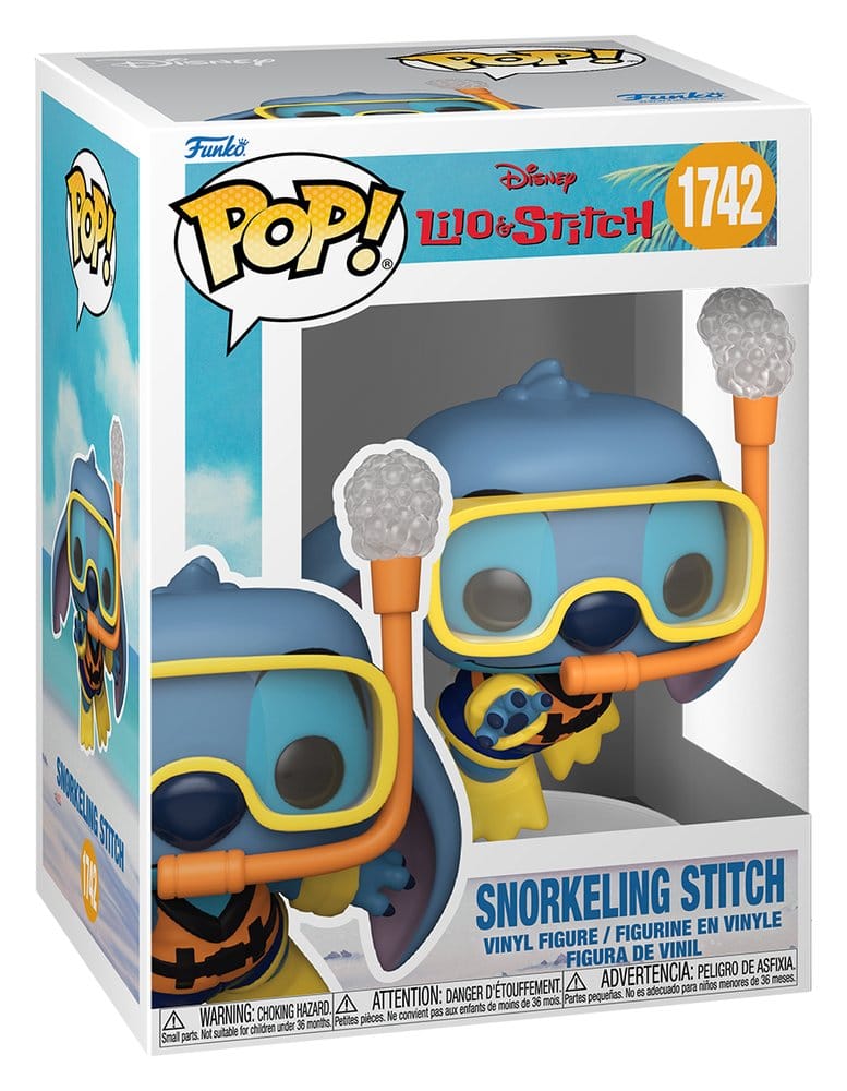 Lilo & Stitch POP! Vinyl Figure Snorkeling Stitch 9 cm DS Modellismo Lilo & Stitch POP! Snorkeling Stitch Funko
