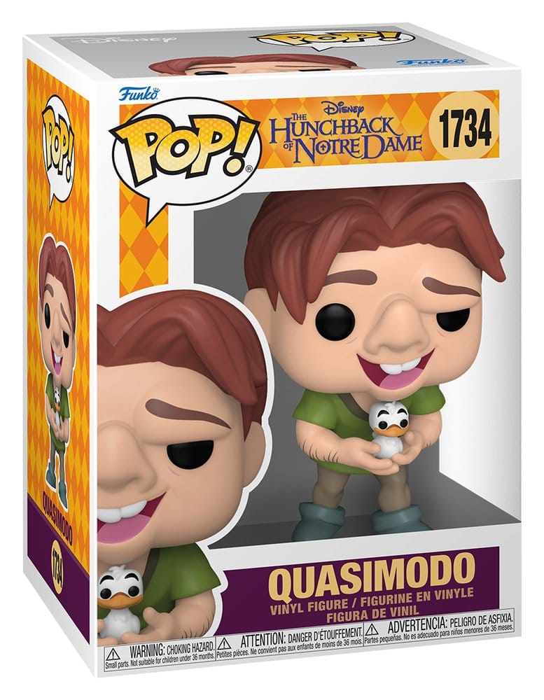 The Hunchback of Notre Dame POP! Vinyl Figure Quasimodo with Bird 9 cm DS Modellismo Hunchback Notre Dame POP! Quasimodo