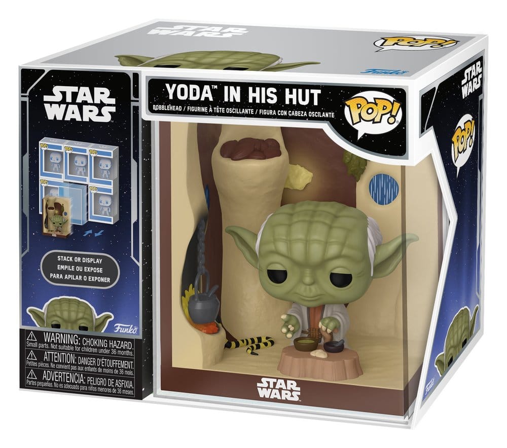 Star Wars POP! Nooks Vinyl Figure Yoda's Hutt 9 cm DS Modellismo Star Wars POP! Nooks Yoda's Hutt Funko