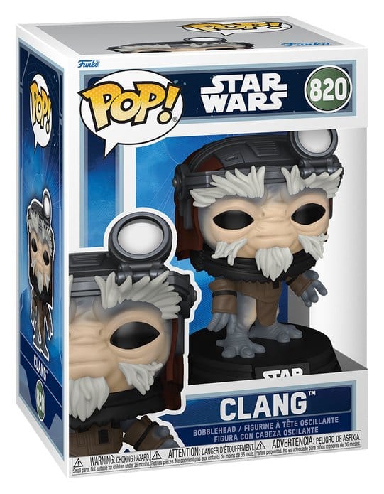 Star Wars: Mandalorian & Grogu POP! Vinyl Figure Clang with Head Set 9 cm DS Modellismo Star Wars: Mandalorian & Grogu POP! Clang