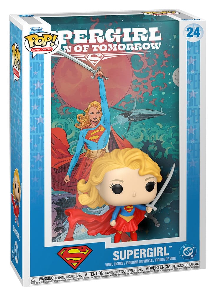 DC Comics POP! Comic Cover Vinyl Figure Supergirl 9 cm DS Modellismo Dc Comics POP! Comic Cover Supergirl Funko