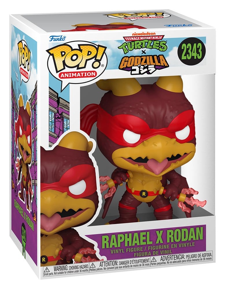 Godzilla x Turtles POP! Animation Vinyl Figure Raphael X Rodan 9 cm DS Modellismo Godzilla x Turtles POP! Animation Raphael X