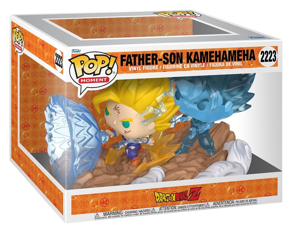 Dragon Ball Z POP Moments Vinyl Figures Father-Son Kamehameha 9 cm DS Modellismo Dragon Ball Z POP Moments Father-Son