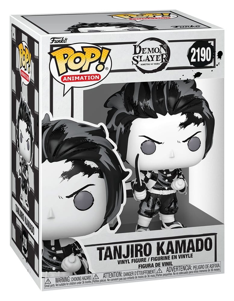 Demon Slayer: Kimetsu no Yaiba POP! Animation Vinyl Figures Tanjiro(Sumi-Ink) 9 cm DS Modellismo Demon Slayer: Kimetsu no Yaiba POP!