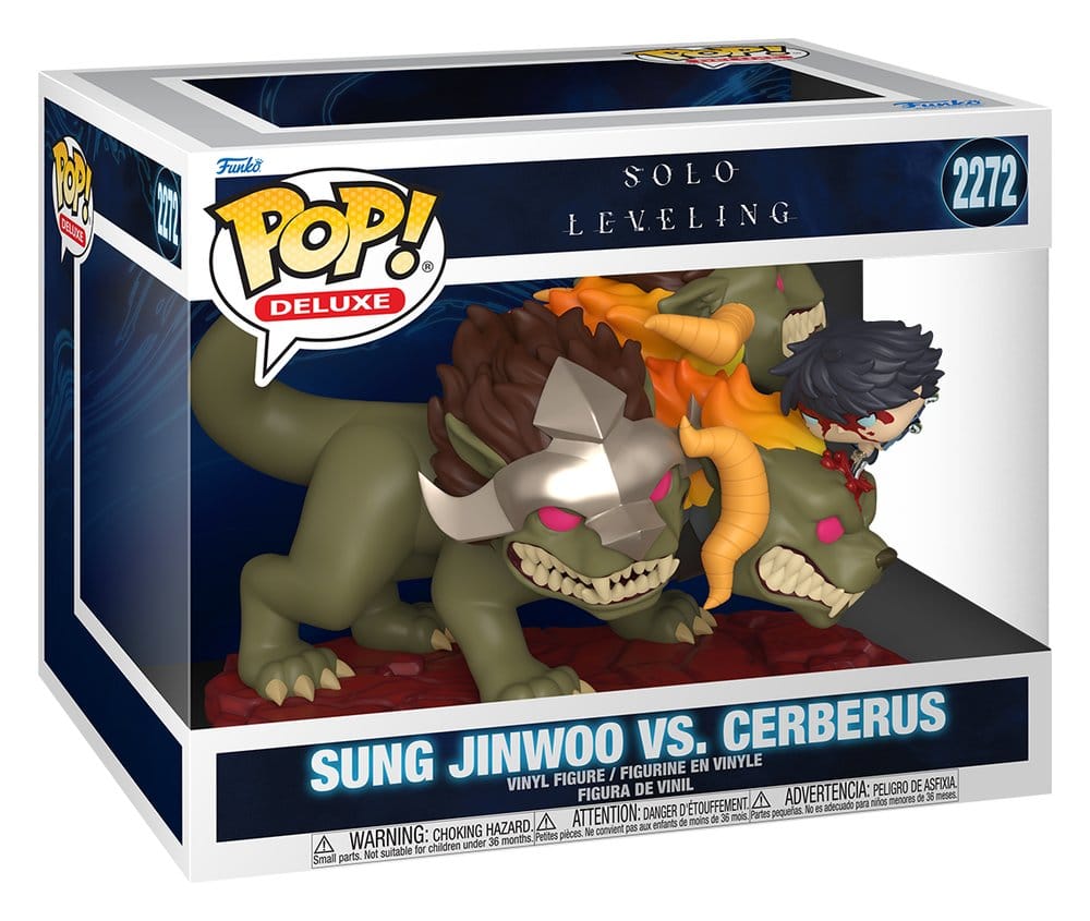 Solo Leveling POP! Deluxe Vinyl Figure Jinwoo Vs Cerberus 9 cm DS Modellismo Solo Leveling POP! Deluxe Jinwoo Vs Cerberus