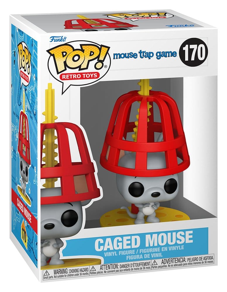Mouse Trap POP! Games Vinyl Figure Caged Mouse 9 cm 9 cm DS Modellismo Mouse Trap POP! Games Caged Mouse Funko