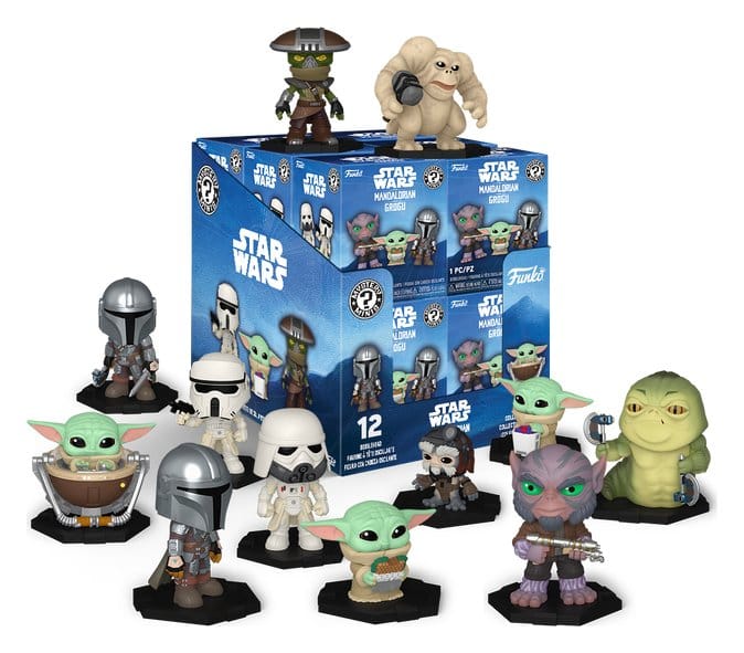 Star Wars Mystery Mini Figures 5 cm The Mandalorian and Grogu Series 2 Display (12) DS Modellismo Star Wars Mystery Mini Mandalorian Grogu 2