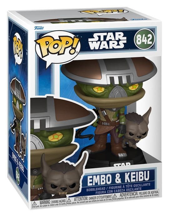 Star Wars: The Mandalorian and Grogu POP! & Buddy Vinyl Figure Embo & Keibu 9 cm DS Modellismo Star Wars: Mandalorian Grogu POP! & Buddy