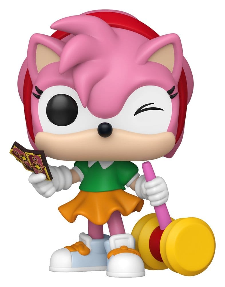 Sonic - The Hedgehog POP! Games Vinyl Figures Amy Rose with Piko Hammer with Chase 9 cm Assortment (6) DS Modellismo Sonic Hedgehog POP! Games Amy Rose with Piko