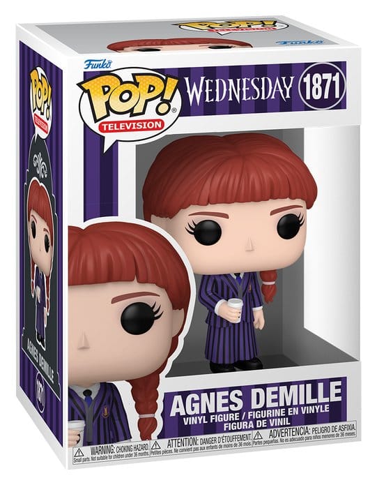 Wednesday POP! TV Vinyl Figure Agnes Demille 9 cm DS Modellismo Wednesday POP! TV Agnes Demille Funko