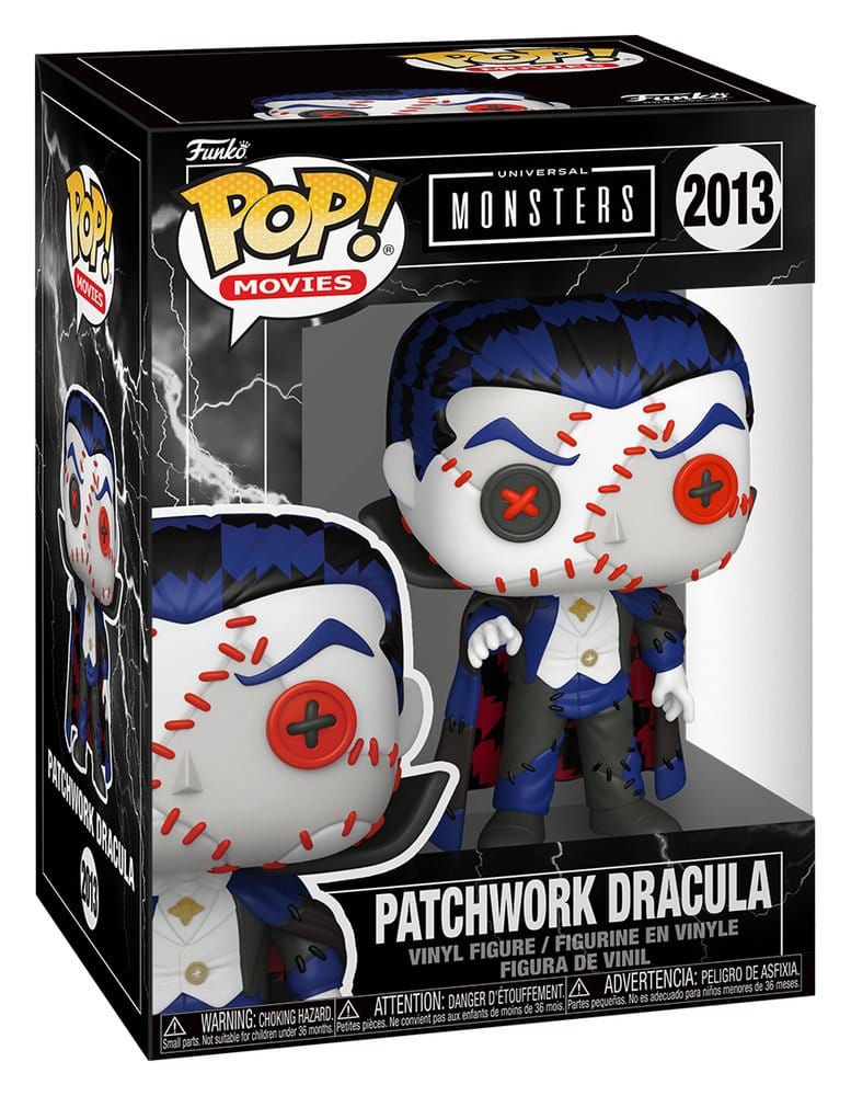 Universal Monsters Patchwork POP! Movies Vinyl Figure Dracula 9 cm DS Modellismo Universal Monsters Patchwork POP! Movies