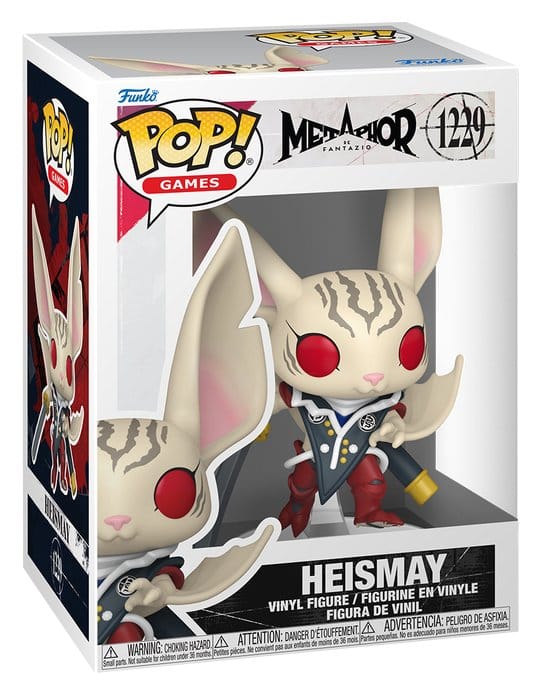 Metaphor: ReFantazio POP! Games Vinyl Figure Heismay 9 cm DS Modellismo Metaphor: ReFantazio POP! Games Heismay