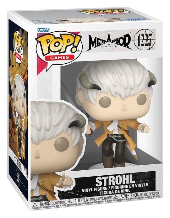 Metaphor: ReFantazio POP! Games Vinyl Figure Strohl 9 cm DS Modellismo Metaphor: ReFantazio POP! Games Strohl Funko
